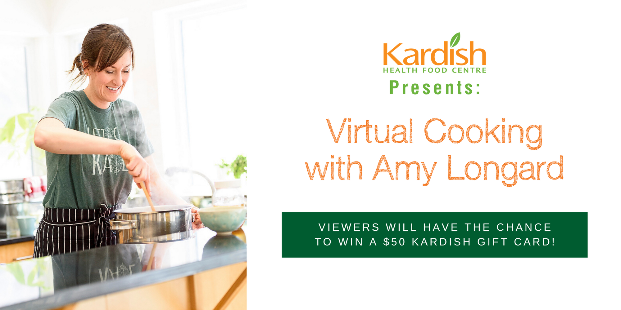 Virtual Cooking Class with Amy Longard