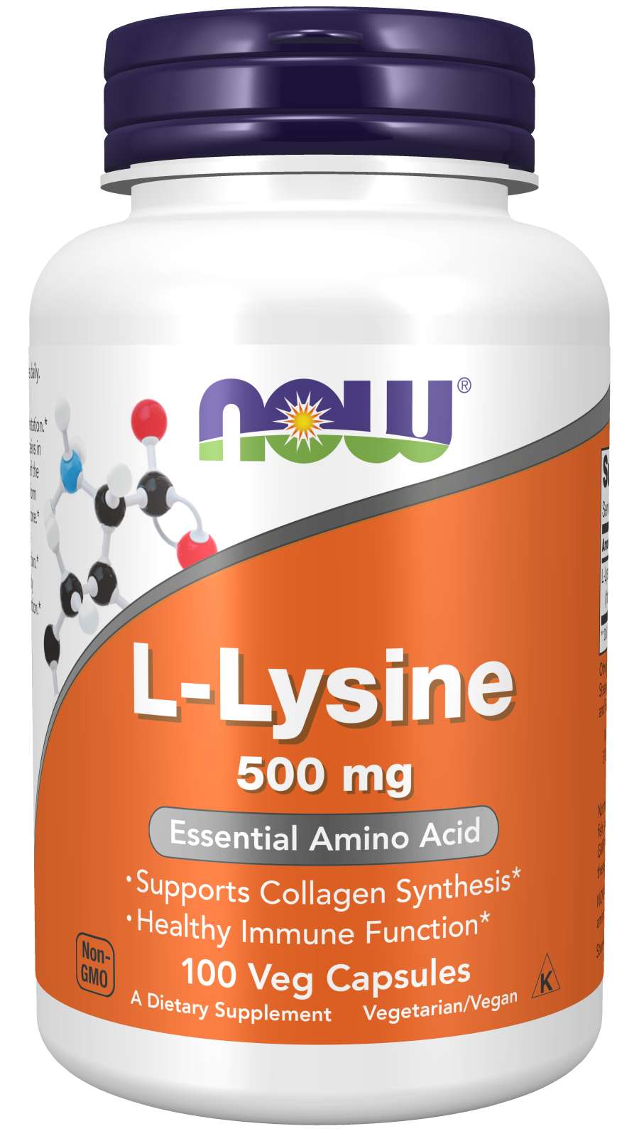 NOW L-Lysine 500mg 100caps