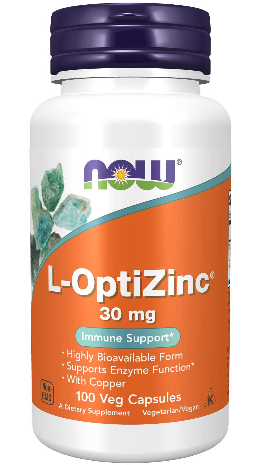 NOW Opti-L-Zinc 30mg + Copper 100caps