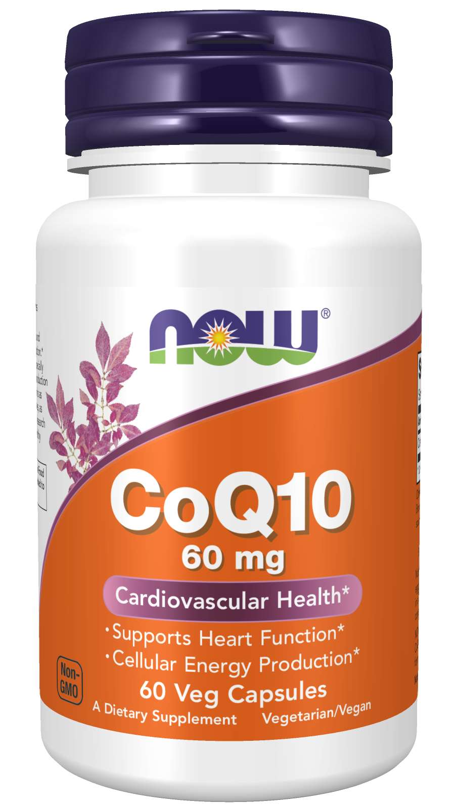 NOW CoQ10 60mg 60veggie capsules