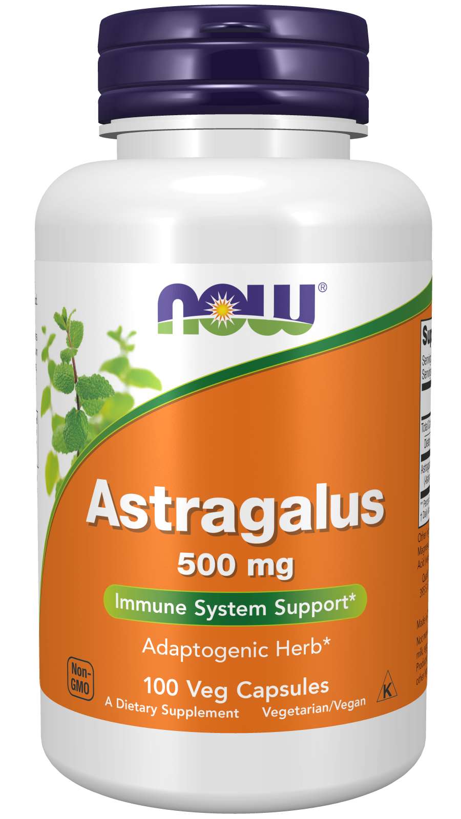 NOW Astragalus 500mg 100capsules