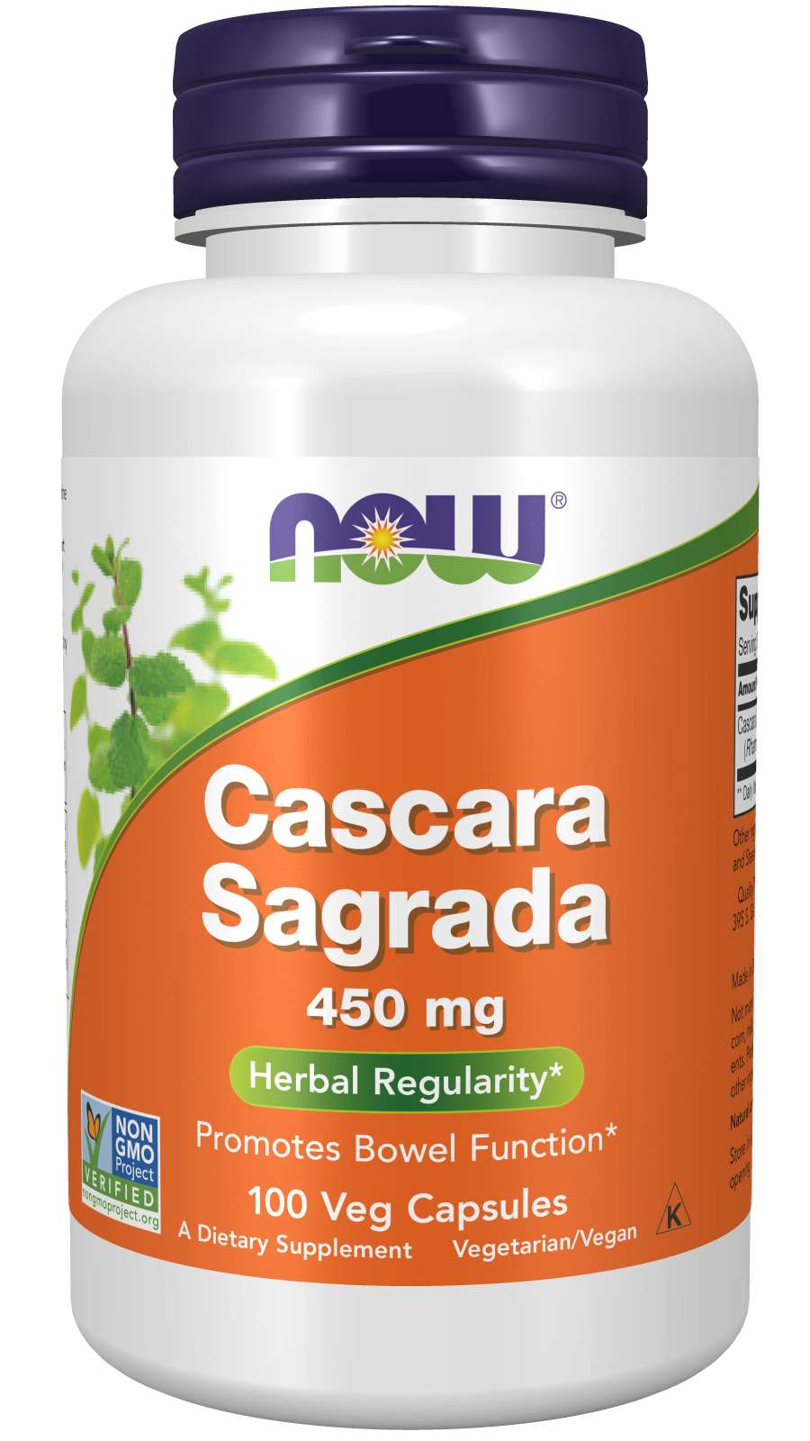 NOW Cascara Sagrada 450mg 100caps