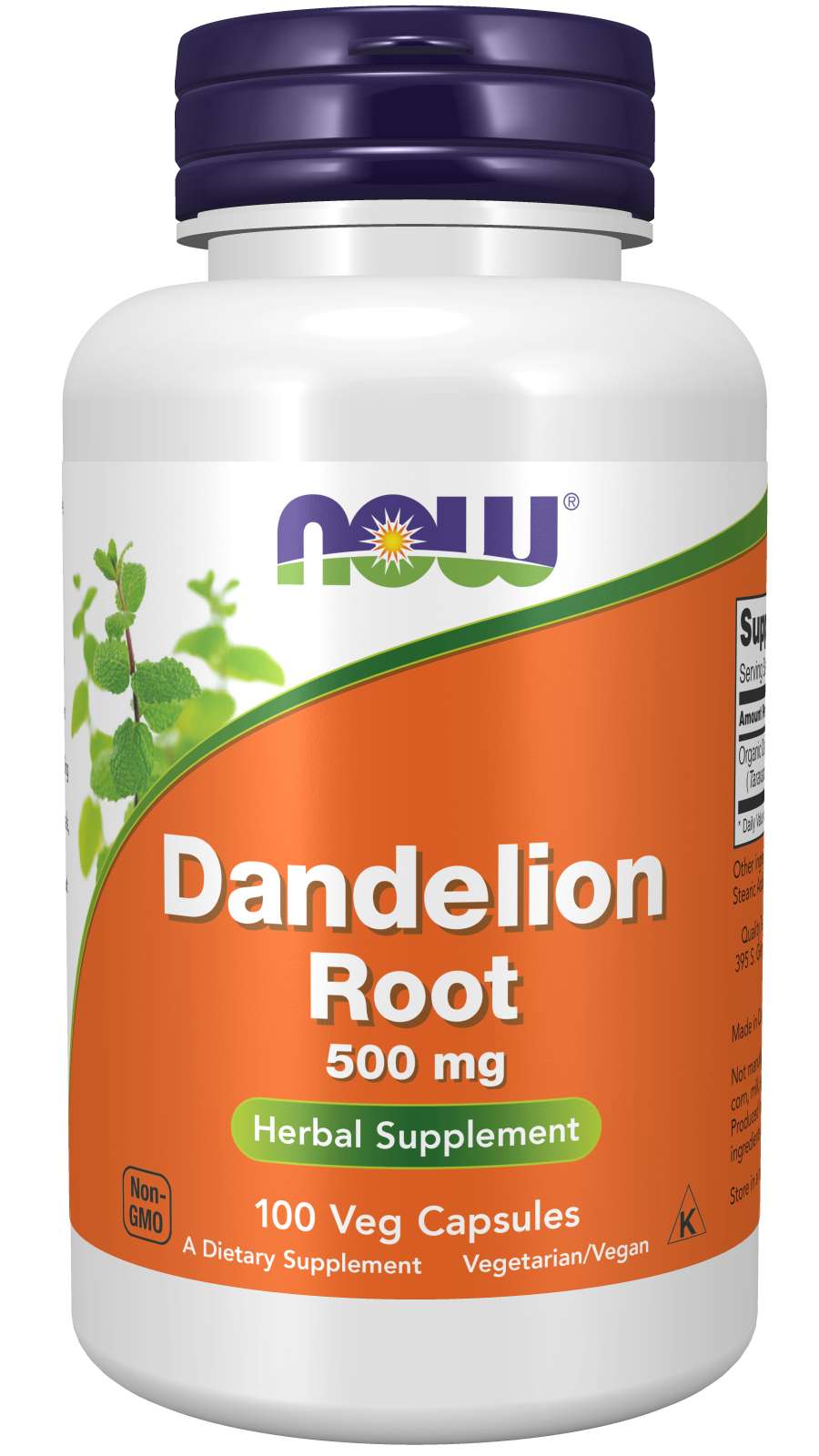 NOW Dandelion Root 500mg 100caps