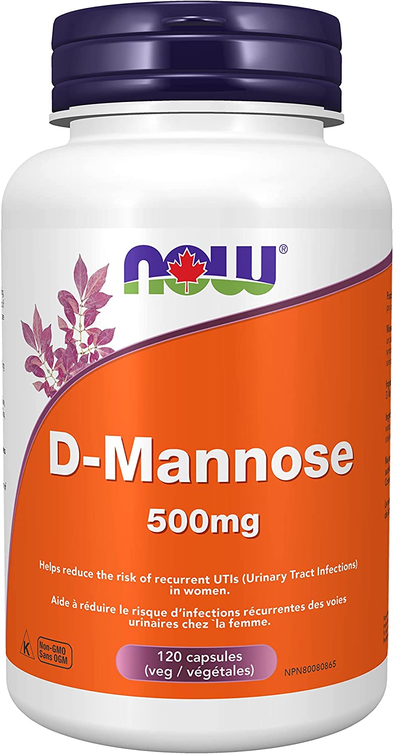 NOW D-Mannose 500mg 120vcaps