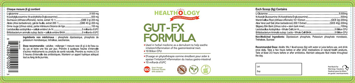 Healthology Gut-Fx Formula 180g