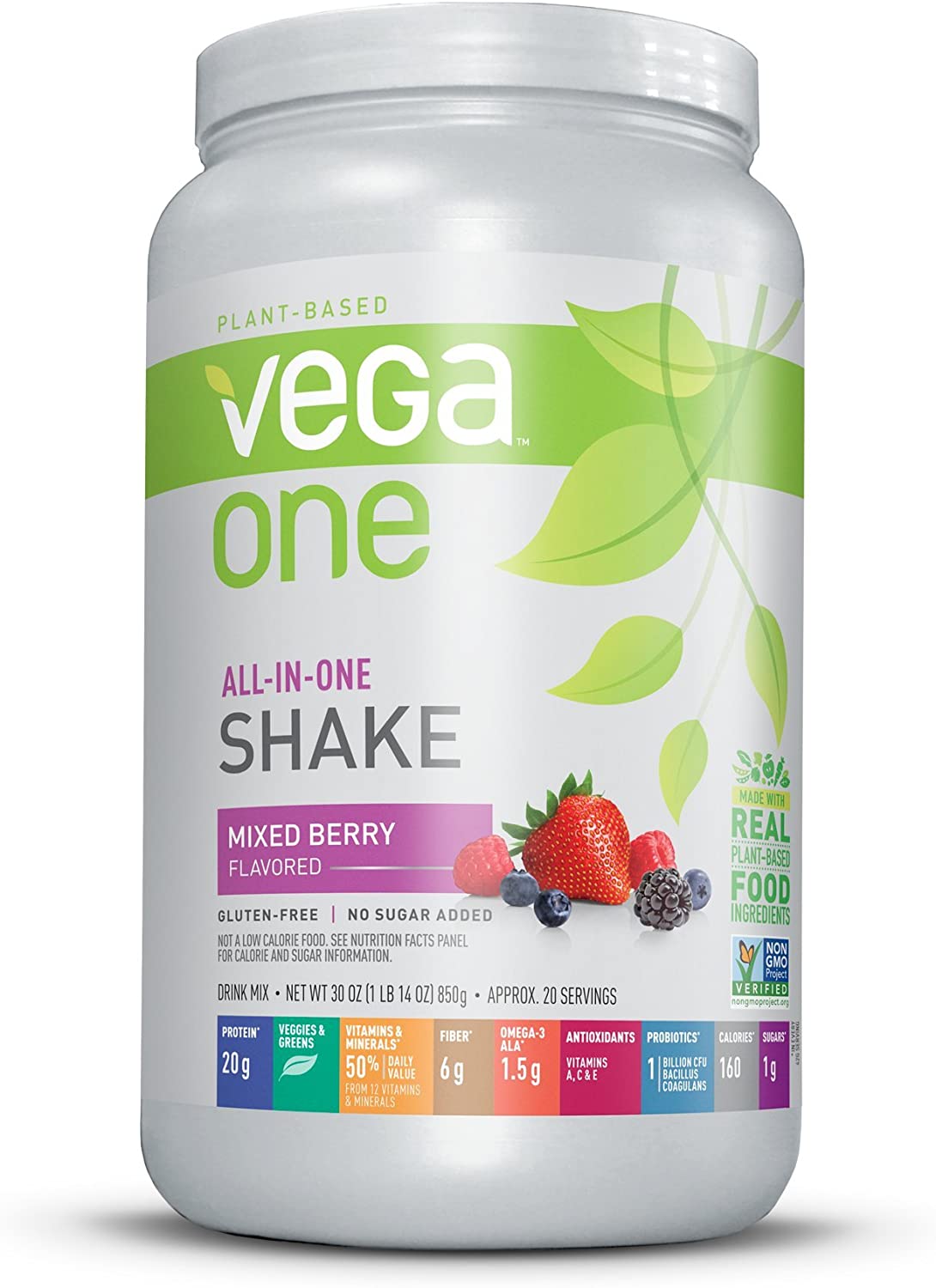 Vega All-In-One Nutritional Shake Berry 850g