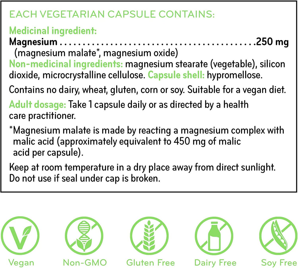 SISU Magnesium 250mg 100 tablets