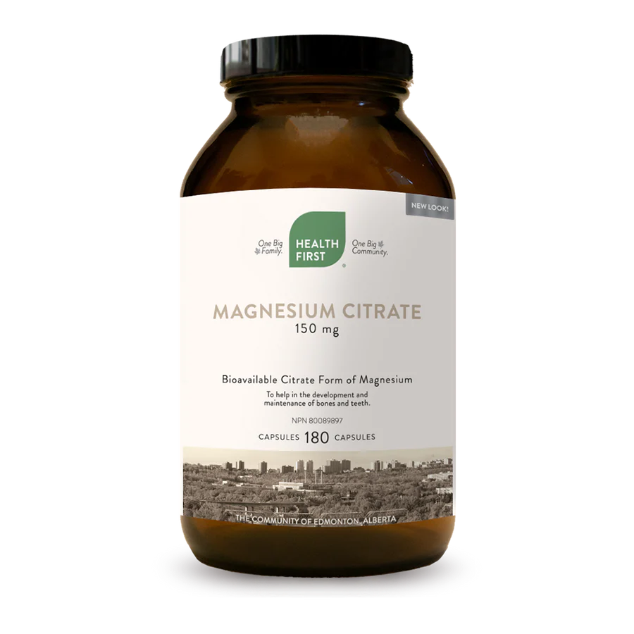 Health First  Magnesium Citrate 150mg  180caps