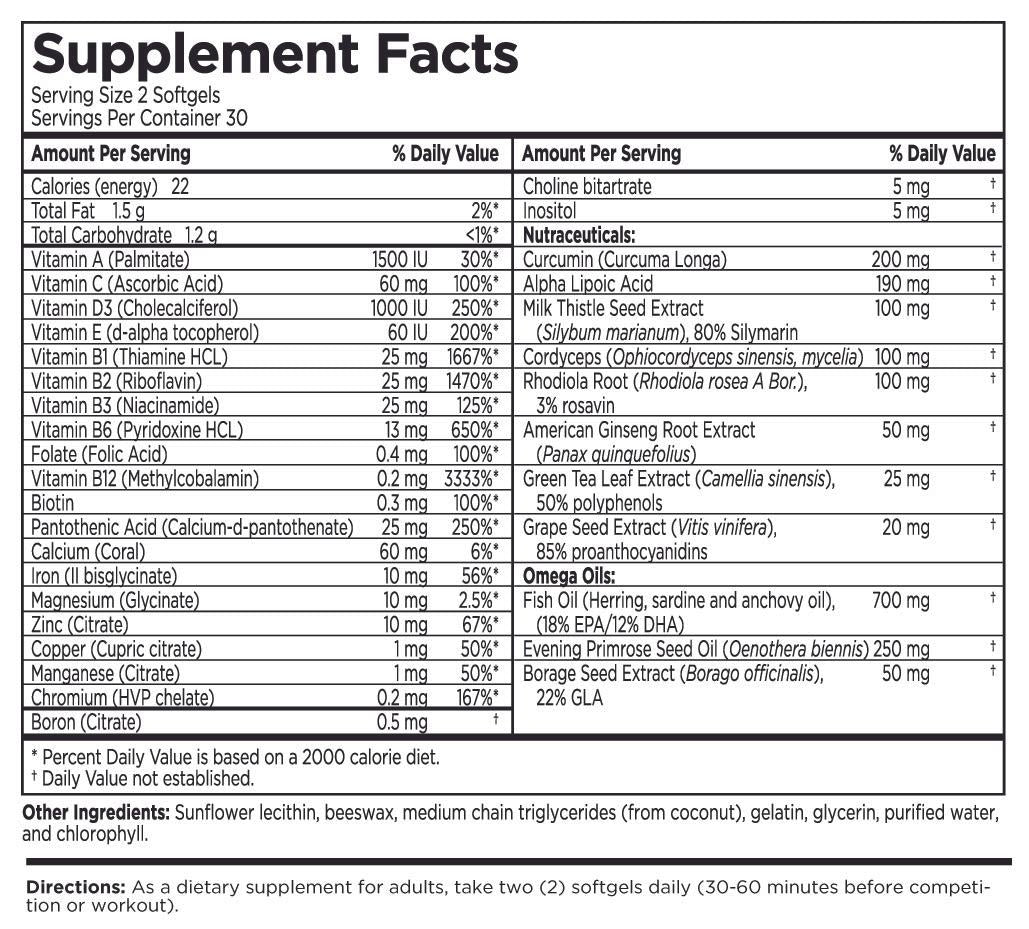 Platinum Naturals Activ-X Women 60ct