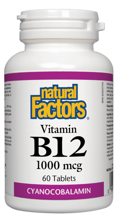 Natural Factors B-12 1000MCG TIME 60tabs