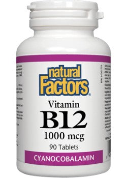 Natural Factors B-12 1000MCG Timed Release 90tabs