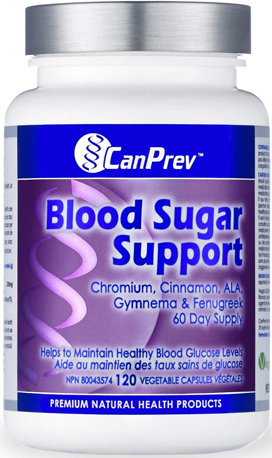 CanPrev Blood Sugar Support 120vcaps