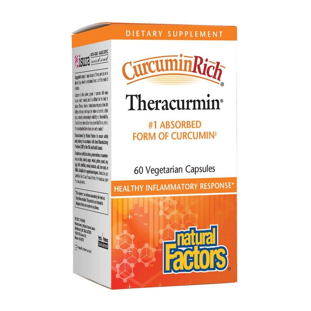 Natural Factors CurcuminRich Theracumin 60veggie capsule