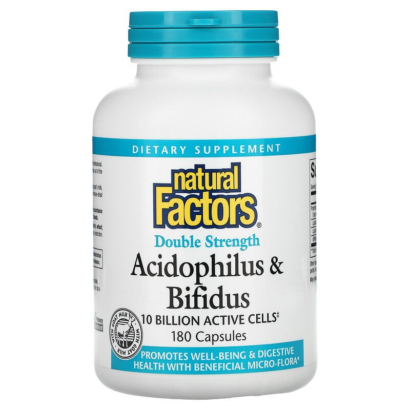 Natural Factors DOUBLE ACIDOPHILUS GOAT 180units