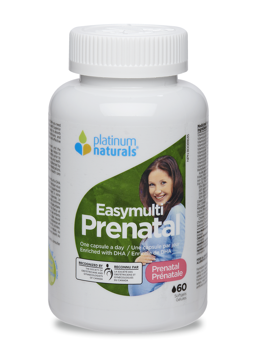 Platinum Naturals EasyMulti Prenatal 60capsules