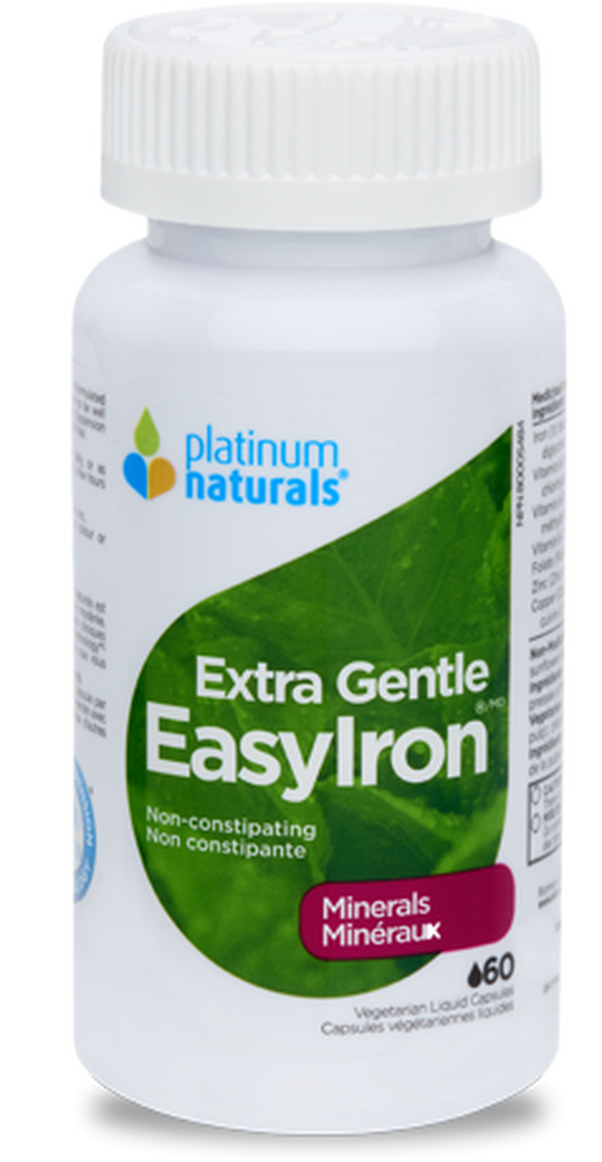 Platinum Naturals Easy Iron Extra Gentle 60ct