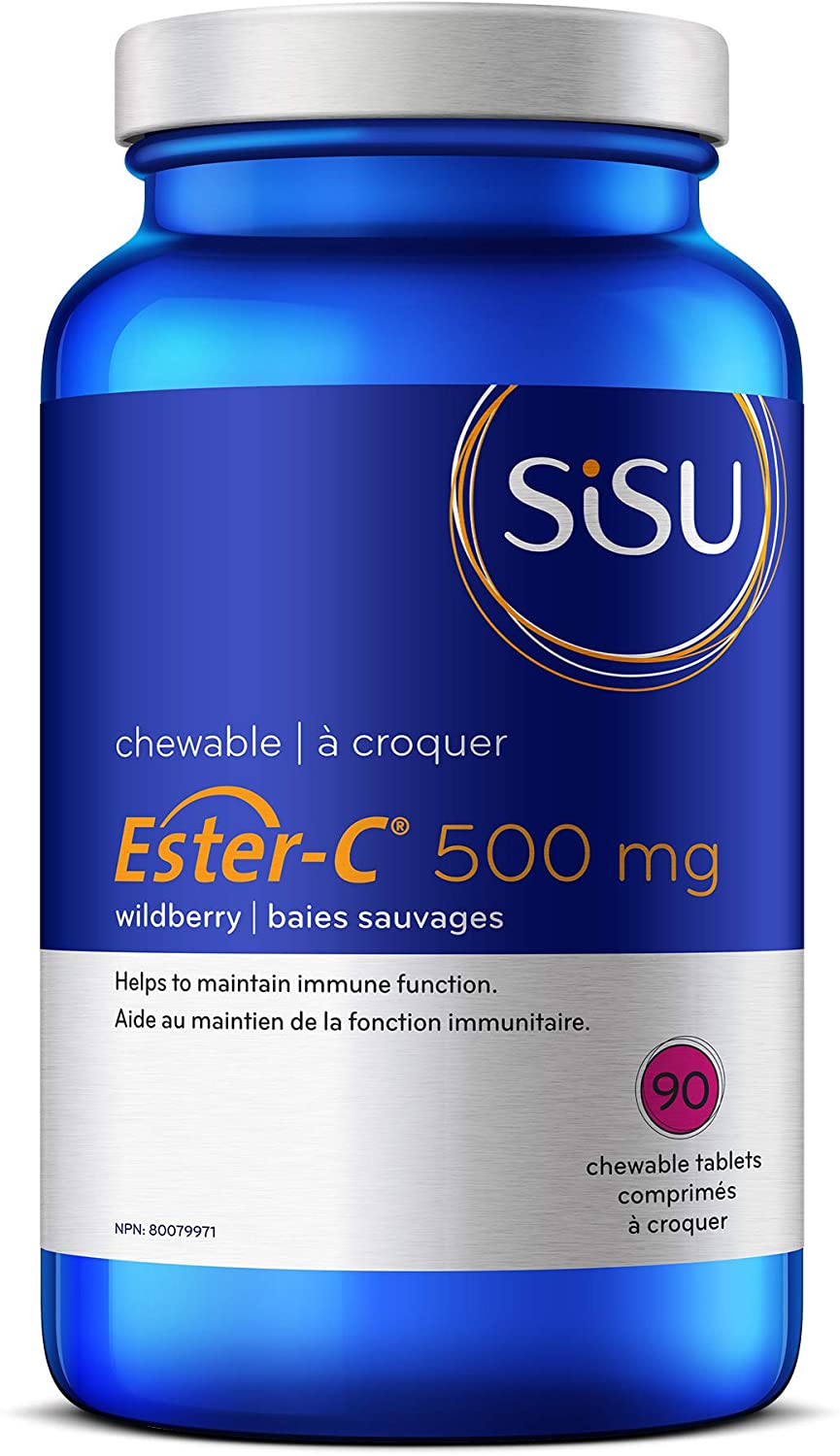 SISU Ester-C 500mg Chew Wildberry 90tabs