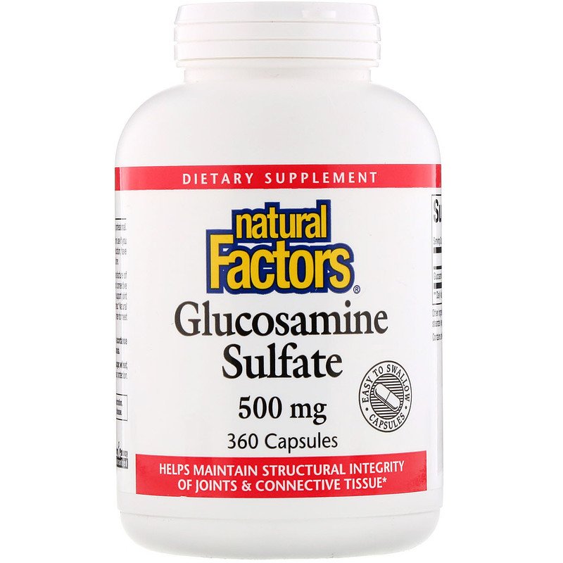 Natural Factors Glucosamine Sulf Sodium Free 500units