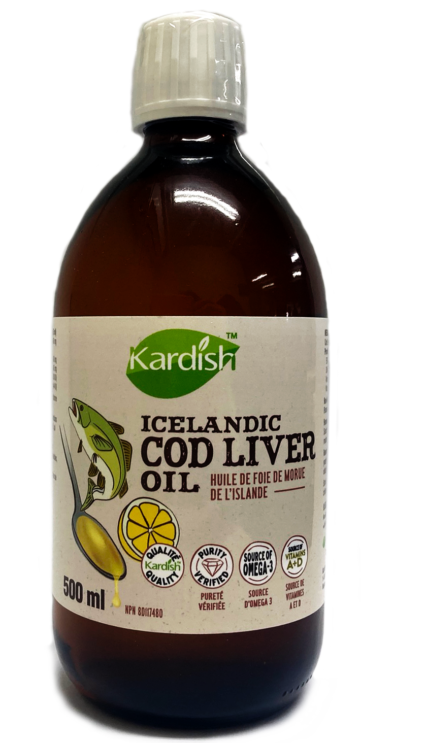 Kardish Icelandic Cod Liver Oil - Lemon 500ml