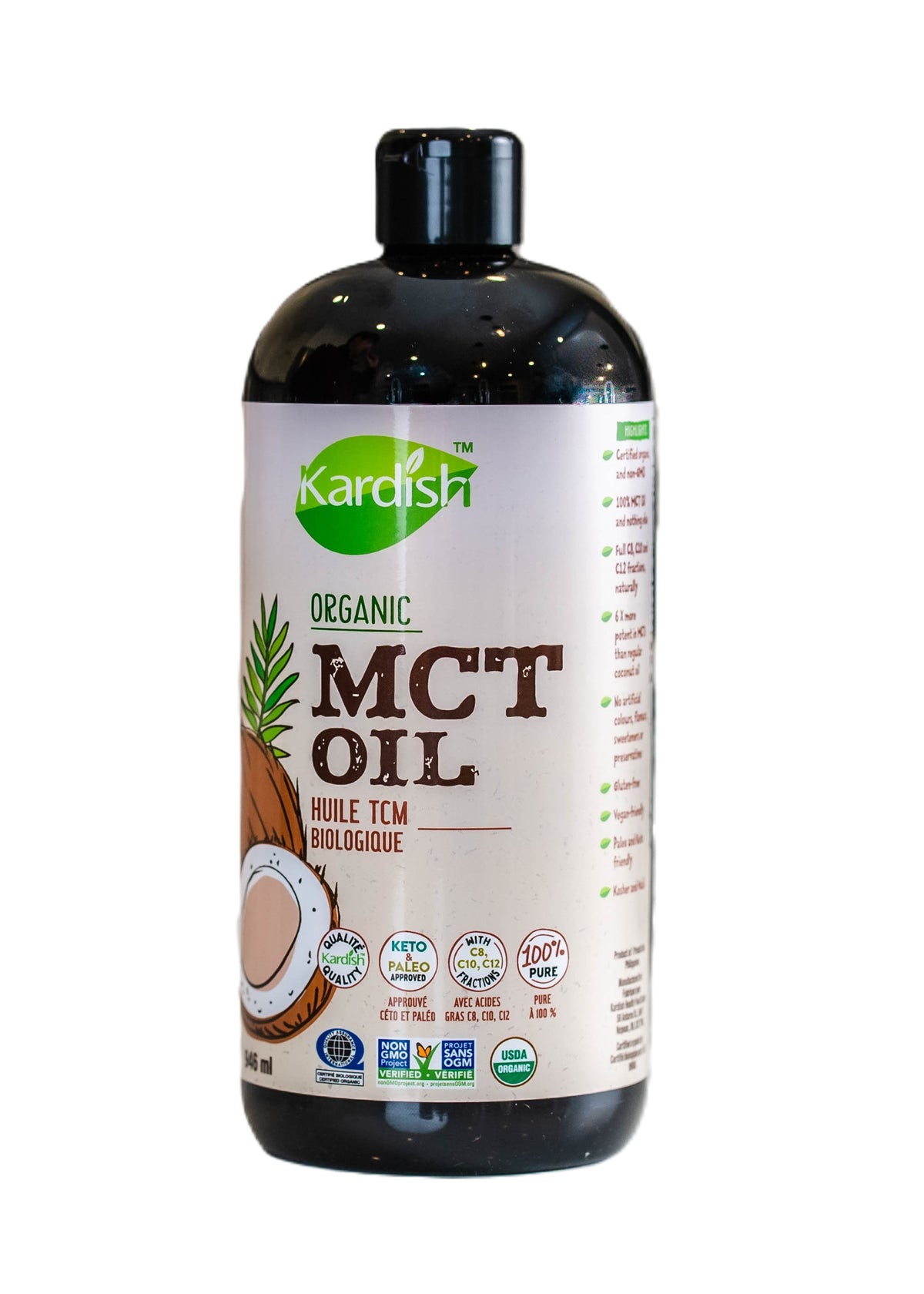 Kardish Organic MCT Oil 946ml