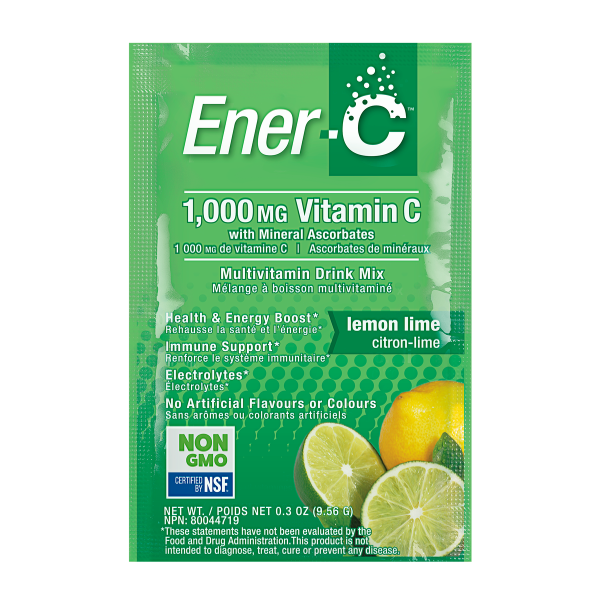 Ener C Effervescent Drink Mix Lemon-Lime Single