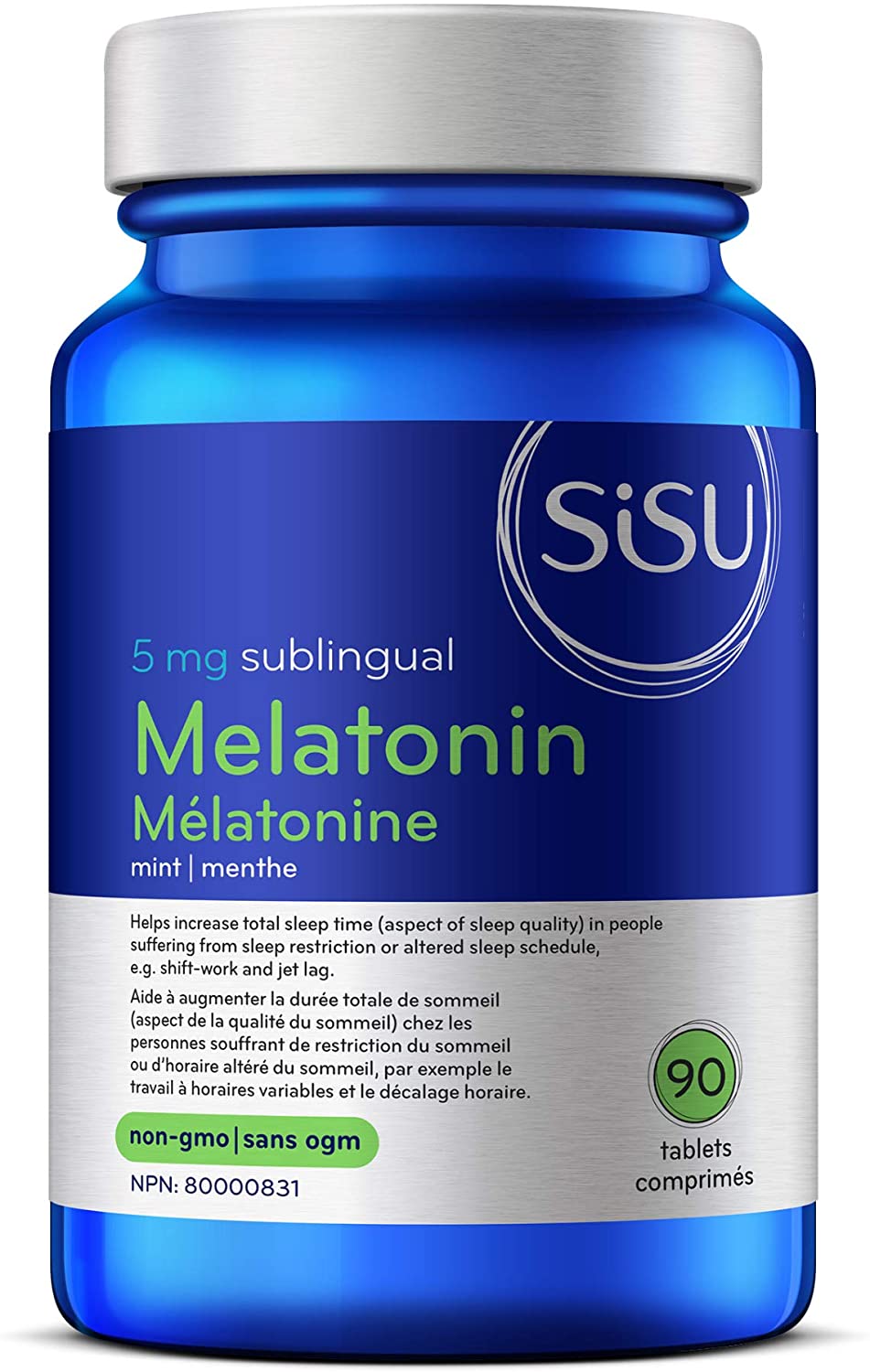 SISU Melatonin 5mg sublingual tablets 90tabs