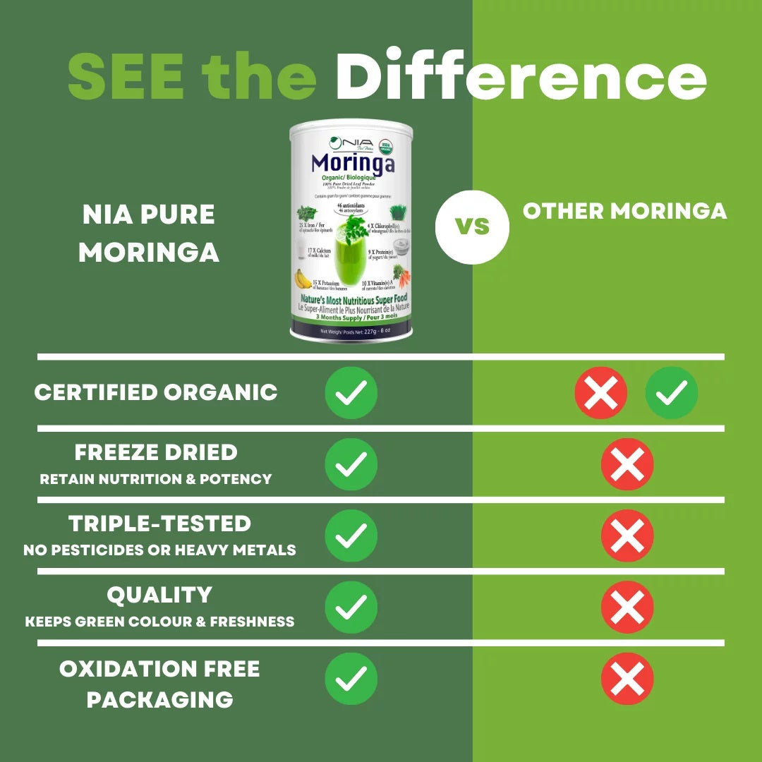 Nia Pure Nature Organic Moringa Powder 227g