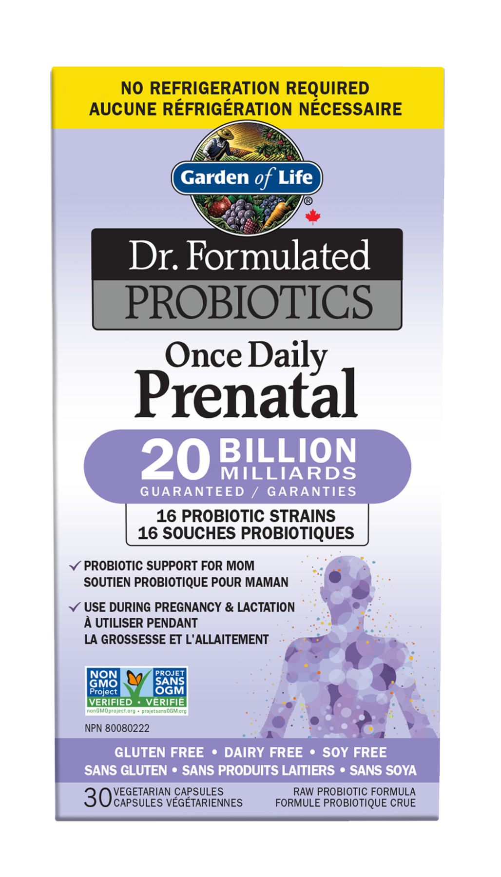 Garden of Life Once Daily Prenatal Probiotics 30vcaps