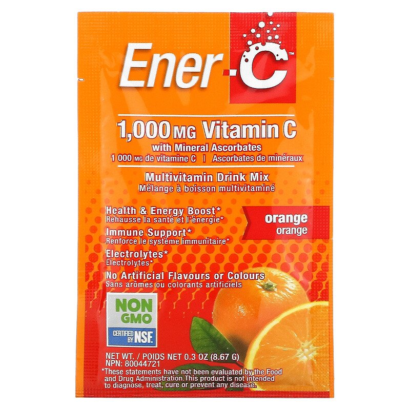 Ener-C Effervescent Drink Mix Orange Single