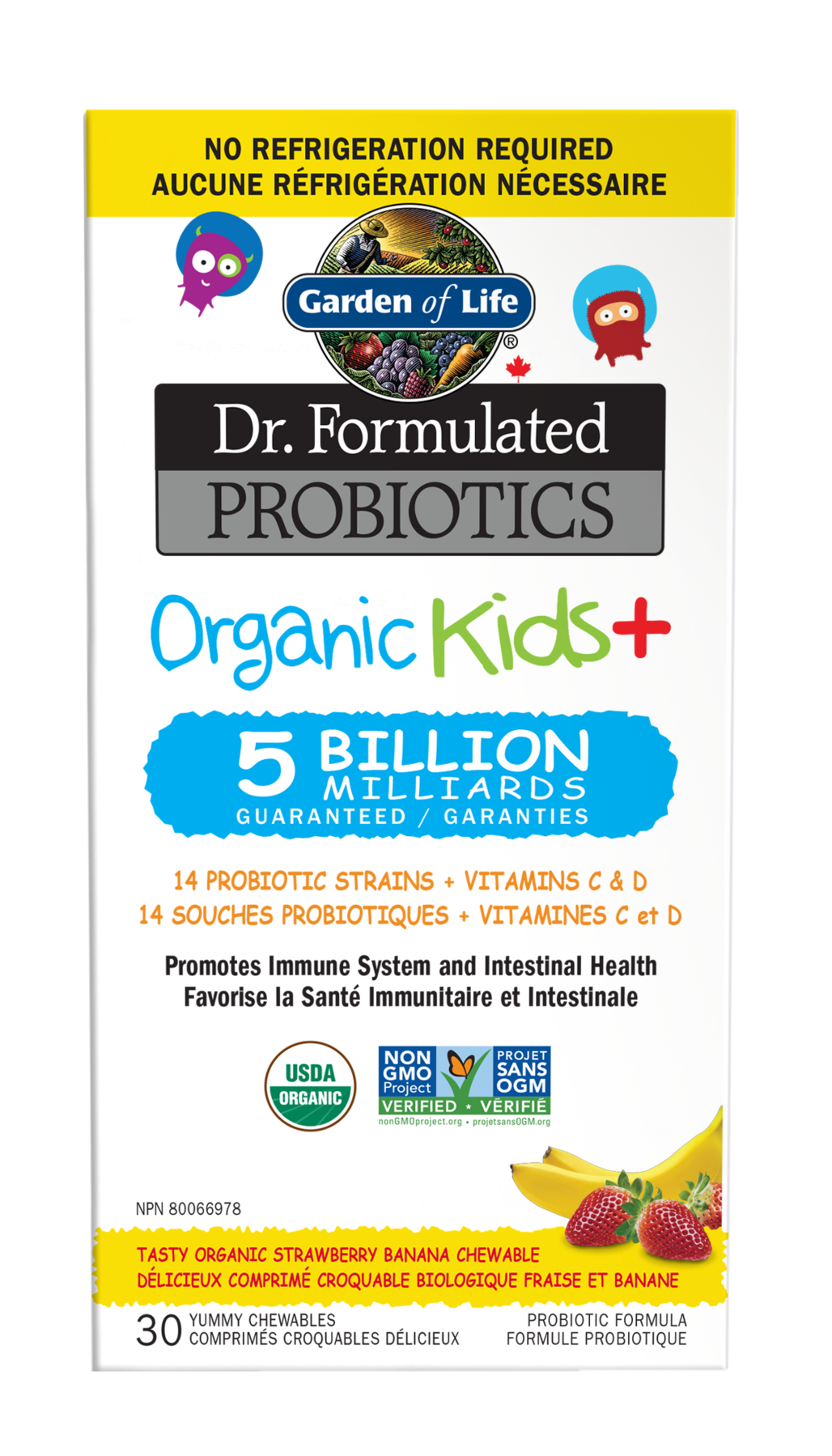 Garden of Life Organic Kids + Probiotic 30tabs