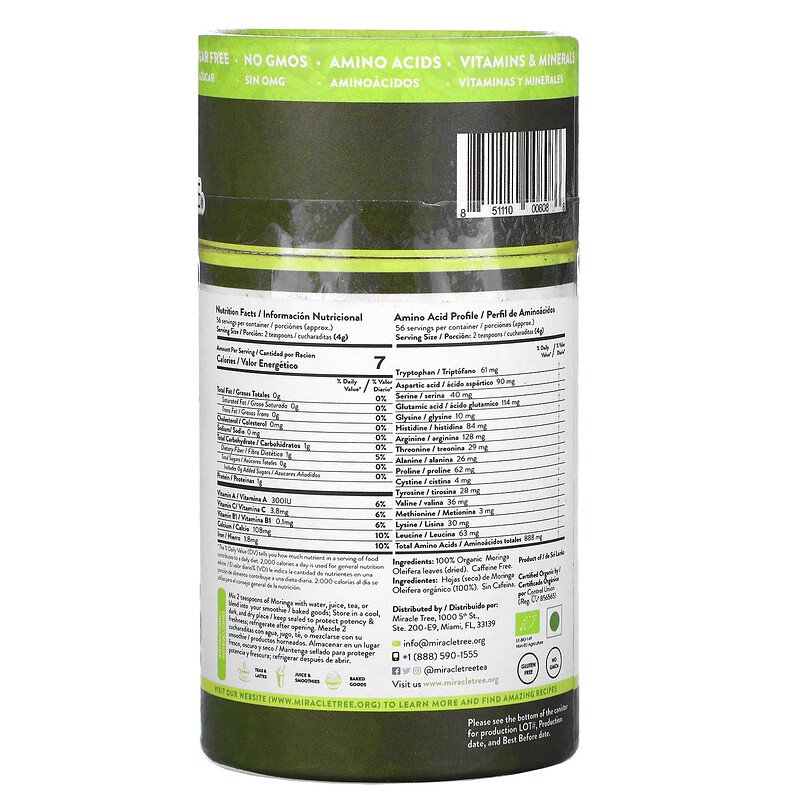 Nia Pure Nature Organic Moringa Powder 227g