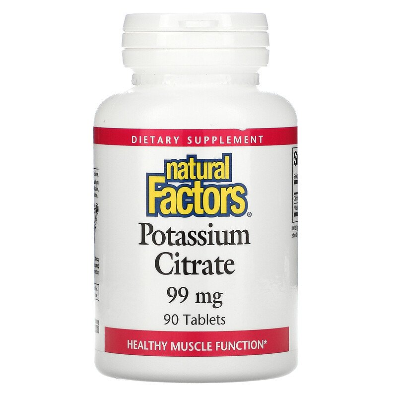 Natural Factors Potassium Citrate 99mg 90tabs