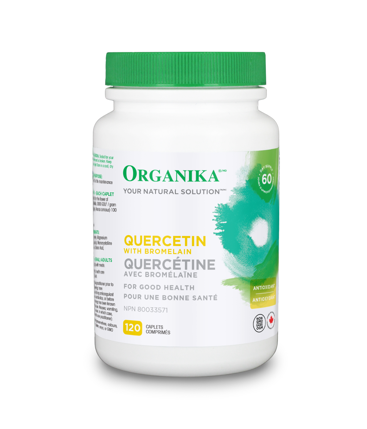 Organika Health Products Quercetin with Bromelain 120caps