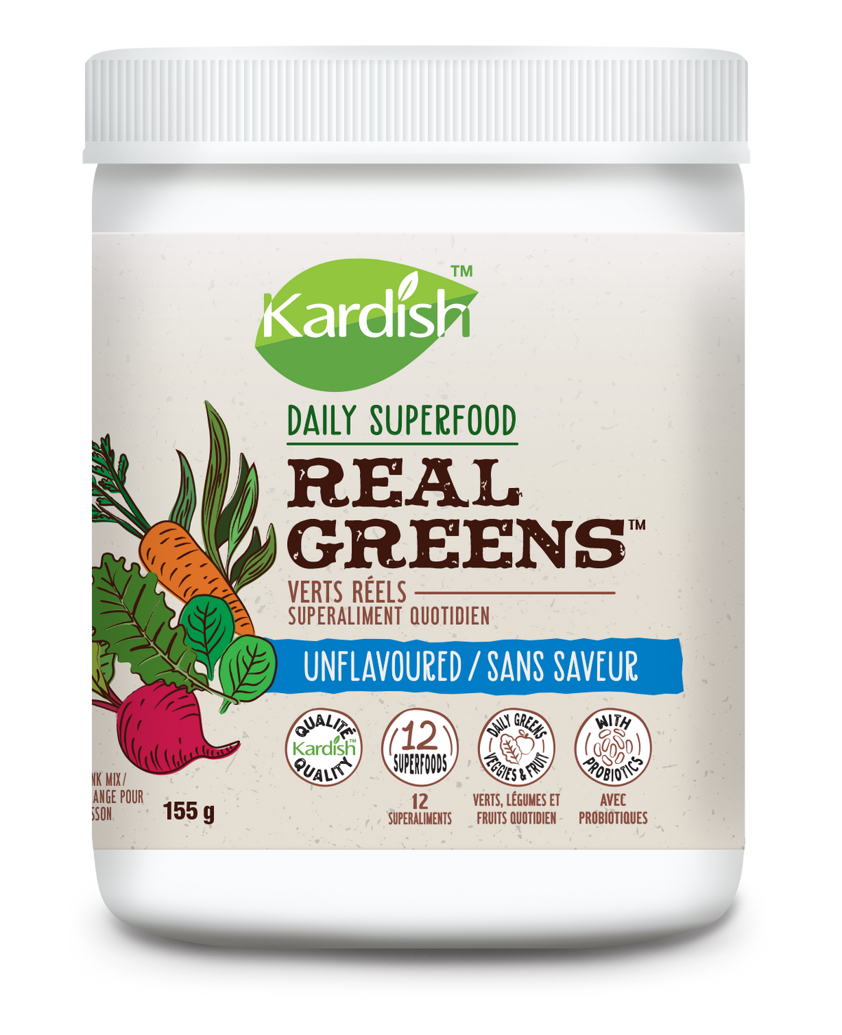 Kardish Real Greens Unflavoured 155g