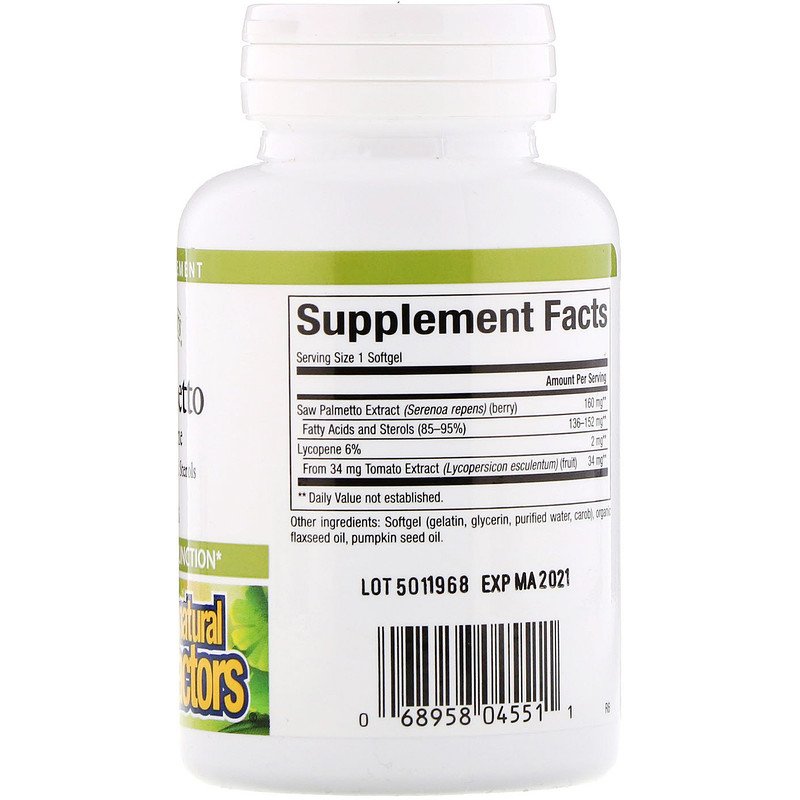 Natural Factors SAW PALM. EXT. 160MG 90sg