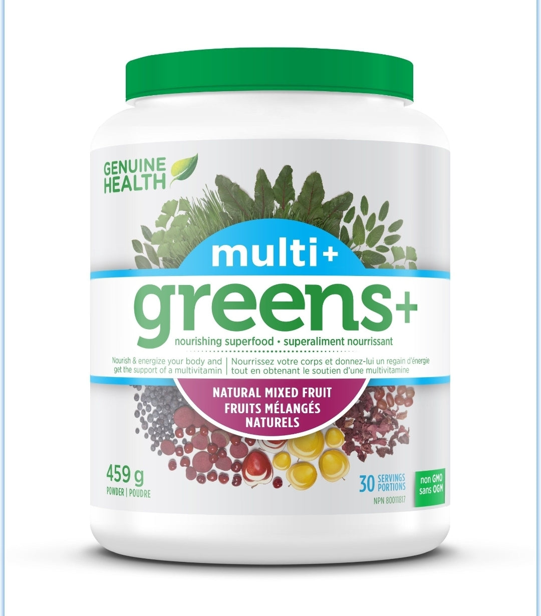 Genuine Health Greens+ Multi + Mixed Fruit 507g