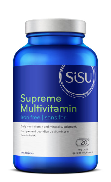 SISU Supreme Multivitamin iron free 120vcaps