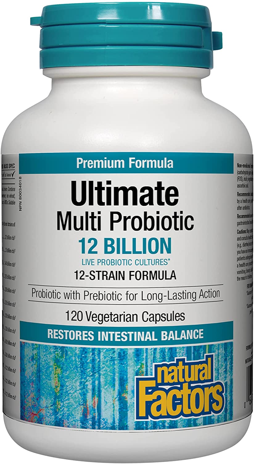 Natural Factors Ultimate Probiotic 12 billion 120veggie