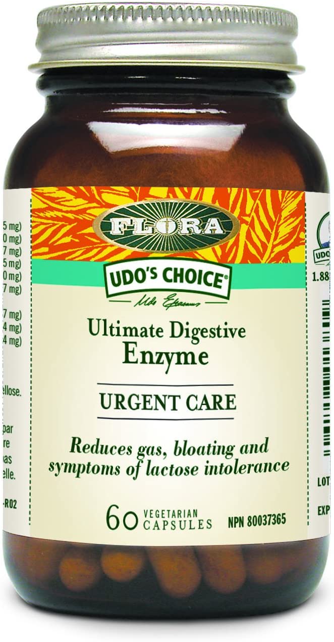 Udos Choice Urgent Care Enzyme 60caps