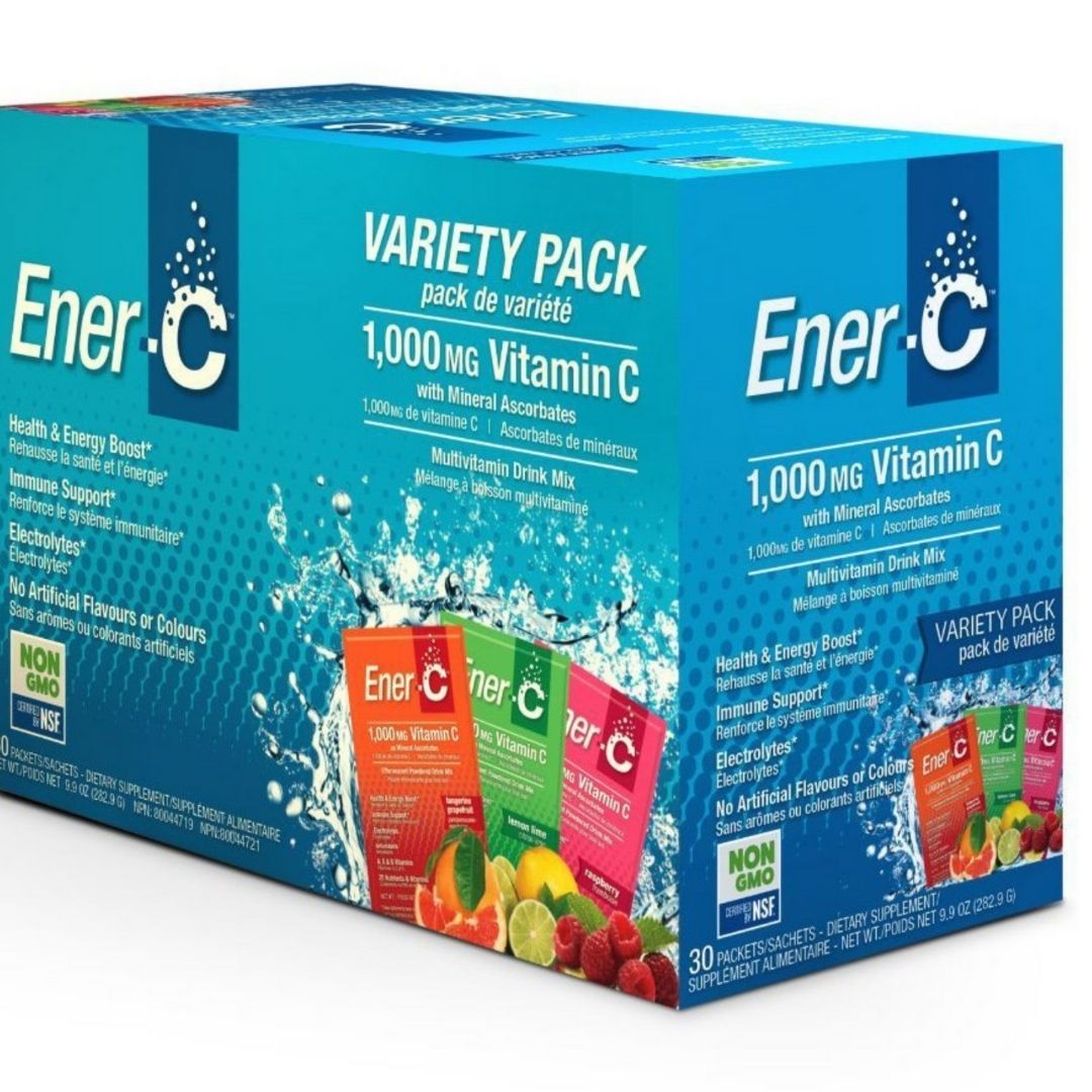 Ener C CASE Effervescent Drink Mix Variety Pack