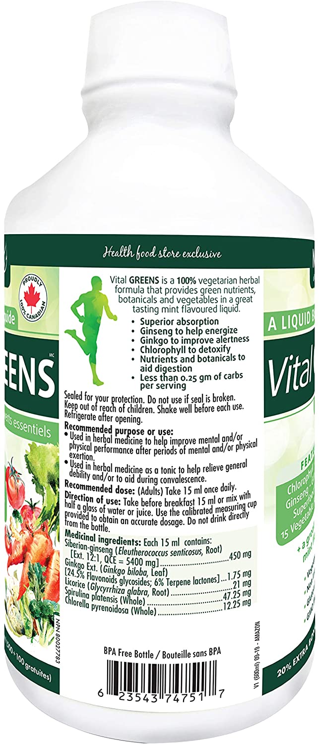 Naka Herbs Vital Greens Liquid 500ml