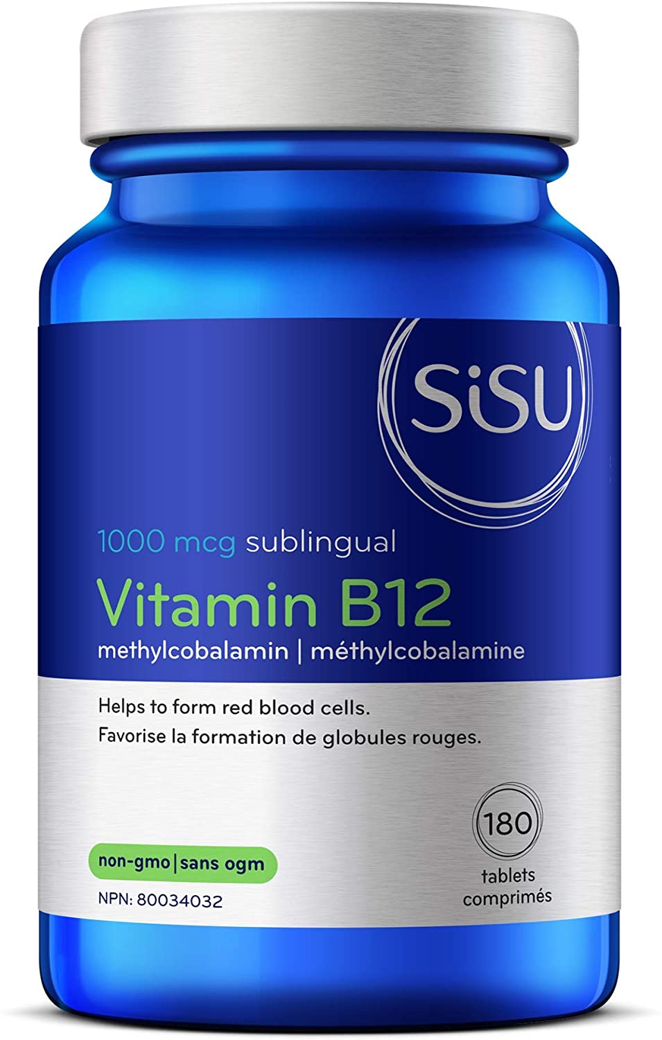 SISU Vitamin B12 1000mcg Sublingual 180tabs