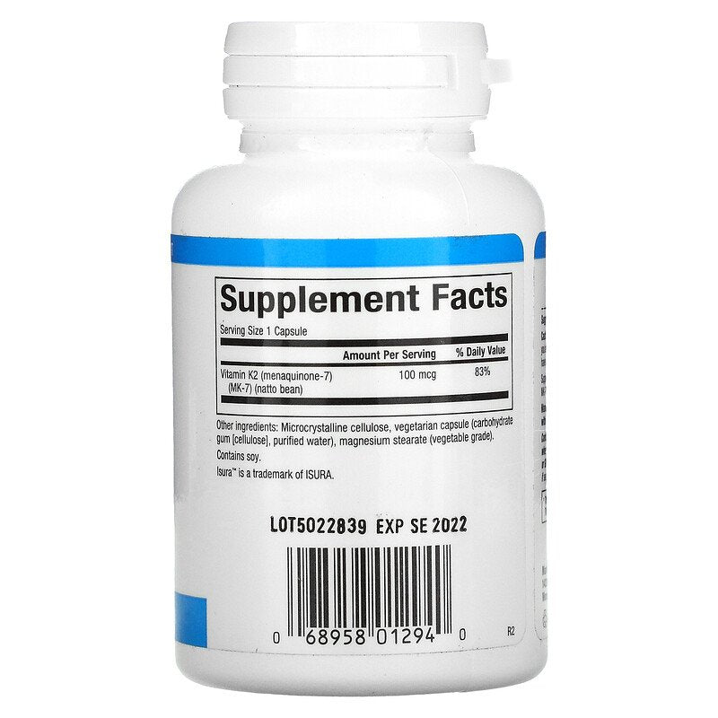 Natural Factors Vitamin K2 60vcaps