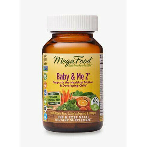 Megafood Vitamins Baby &amp; Me 2 60tabs